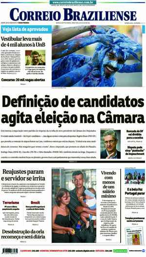 Correio Braziliense, 12 de Julho de 2016