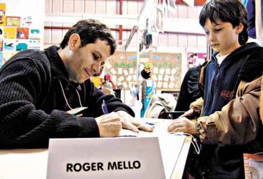 Roger Mello, em entrevista após receber prêmio: Roger Mello, em entrevista após receber prêmio: