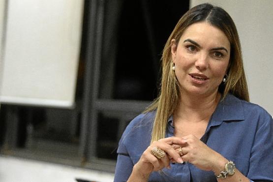 Paula Belmonte é mulher de um dos principais financiadores deste pleito (Luis Nova/Esp. CB/D.A Press)