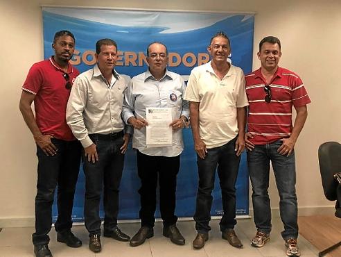 O candidato Ibaneis Rocha (MDB) foi acusado de compra de votos durante o debate (Renato Alves/Divulgação)