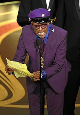 Spike lee, vencedor de roteiro adaptado com Infiltrado na Klan (Kevin Winter/AFP)