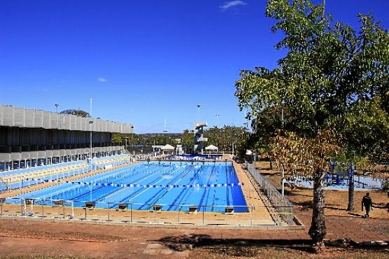 Piscina olímpica da Asbac (Vinicius Cardoso Vieira/Esp. CB/D.A Press)