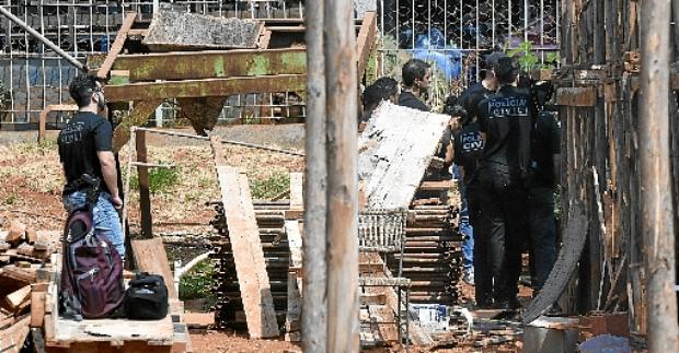 Corpo do sacerdote foi encontrado perto da casa paroquial que está em obras (Ed Alves/CB/D.A Press)