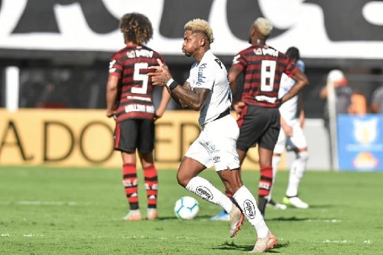 Marinho abriu o placar na Vila Belmiro: Peixe dominou a partida (Ivan Storti/Santos FC
)