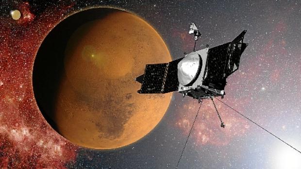 Dados da sonda Maven ajudam a entender como Marte se tornou um local inóspito (NASA/Goddard Space Flight Center)