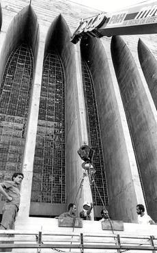 Construção do santuário começou em 1963. Projeto é do arquiteto mineiro Carlos Alberto Naves (ArquivoCB/D.A Press - 17/5/79)