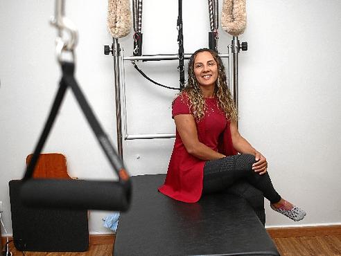 Cursos ajudaram Iris Lima a realizar o sonho de ter um estúdio de pilates (Ana Rayssa/CB/D.A Press)