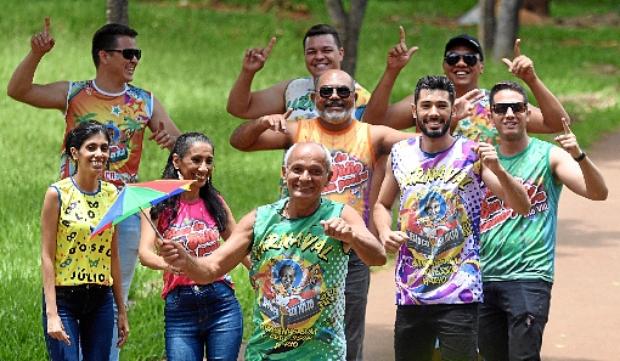 O grupo levou, no ano passado, o bronze no Troféu do Correio Braziliense, que premia os melhores blocos carnavalescos do DF ( Ed Alves/CB/D.A Press )