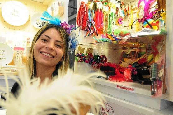 Colombiana Sharon Latorre passará o carnaval na capital pela primeira vez (Vinicius Cardoso Vieira/CB/D.A Press)