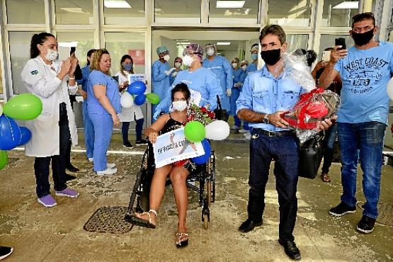 Inicialmente, Rosilaine foi diagnosticada com dengue. No HUB, veio a confirmação para o novo coronavírus (Marcelo Ferreira/CB/D.A Press)