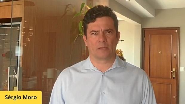 Moro divulgou vídeo ontem: 