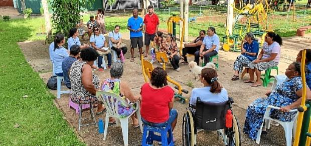 Com ajuda do programa Justiça Comunitária, moradores de Samambaia debatem problemas da região (Ana Rayssa/CB/D.A Press
)