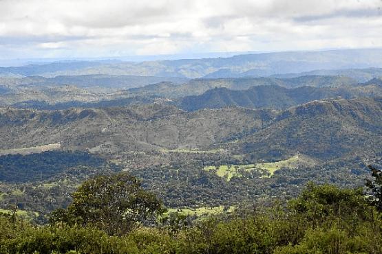 Restaurante Vista Linda conta com uma paisagem deslumbrante do vale da Chapada da Contagem (Minervino Júnior/CB/D.A Press)