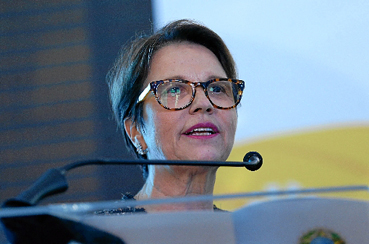 Primeira mulher indicada para o primeiro escalÃ£o do governo Bolsonaro, Tereza Cristina (DEM/MS) Ã© uma das lideranÃ§as do agronegÃ³cio no paÃ­s. (Wilson Dias/AgÃªncia Brasil)