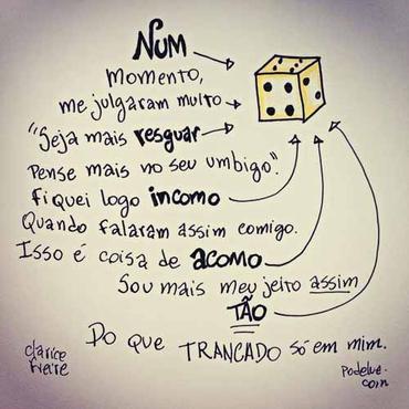 O blog apresenta uma mixagem de poesia e desenhos: a fórmula  simples e despretensiosa atrai muitos navegantes da internet