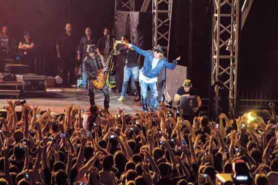 O show do Guns N' Roses, no fim de março, foi uma das atrações em que os assinantes tiveram desconto  (Romulo Juracy/CB/D.A Press - 25/3/14)