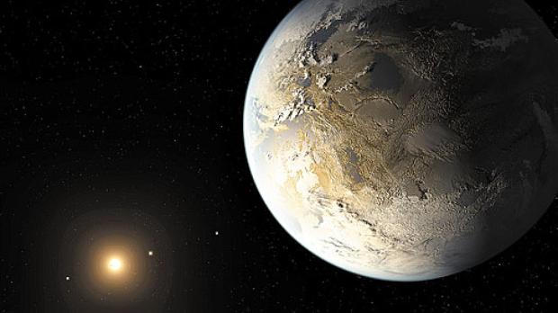 Por enquanto, o Kepler-186f  é o único planeta do tamanho  da Terra e em uma zona habitável de que se tem notícia 